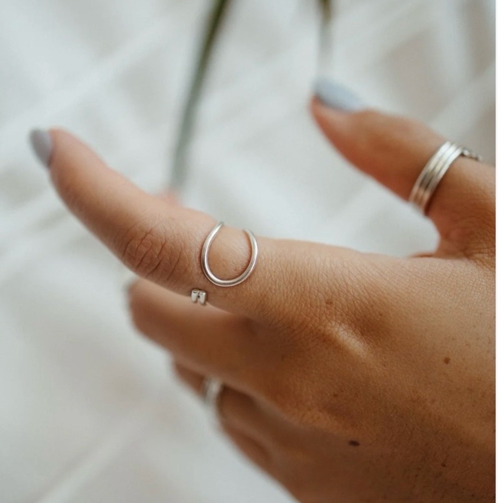 Cindy Liebel Maya Ring, Size 7, Sterling Silver